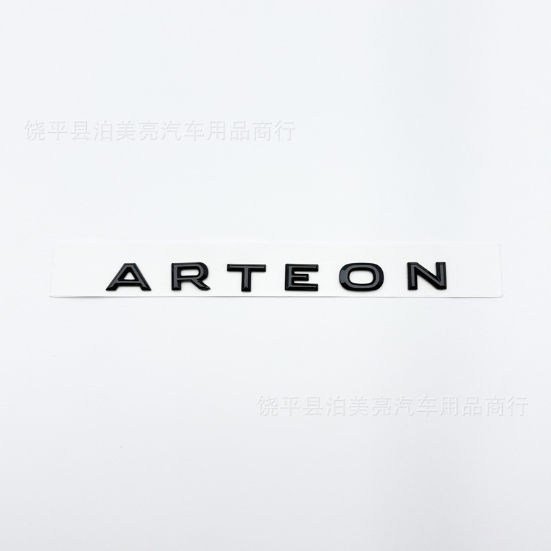 Suitable for New and Old Volkswagen Cc Black Car Logo Modification 380Tsi Rear Tail Logo Arteon Letter Logo Displacement Sticker