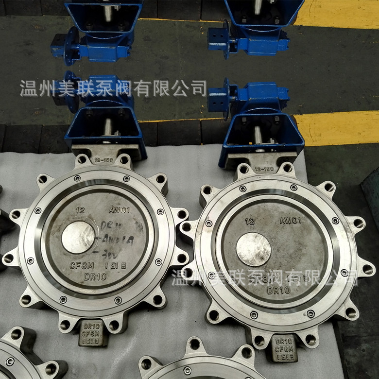 法兰兰蝶涡轮零泄漏偏心对夹式手动不锈钢蝶阀涡轮蝶阀不锈钢