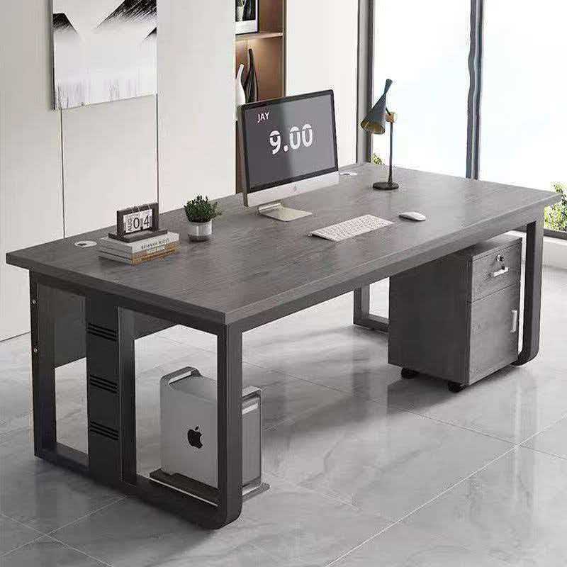 Office desk, single-person computer desk, office commercial manager desk, simple modern style desk and chair, thickened staff training desk Office desk, single-person computer desk, office commercial manager desk, simple modern style desk and chair, thickened staff training desk