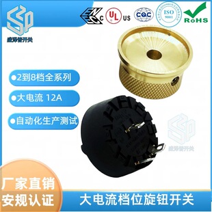 Shengze Pu Recommends a Round 2-Position 1-Speed Ya3F01 Solid Gold Aluminum Rotary Switch for Audio Power Conversion in Cars