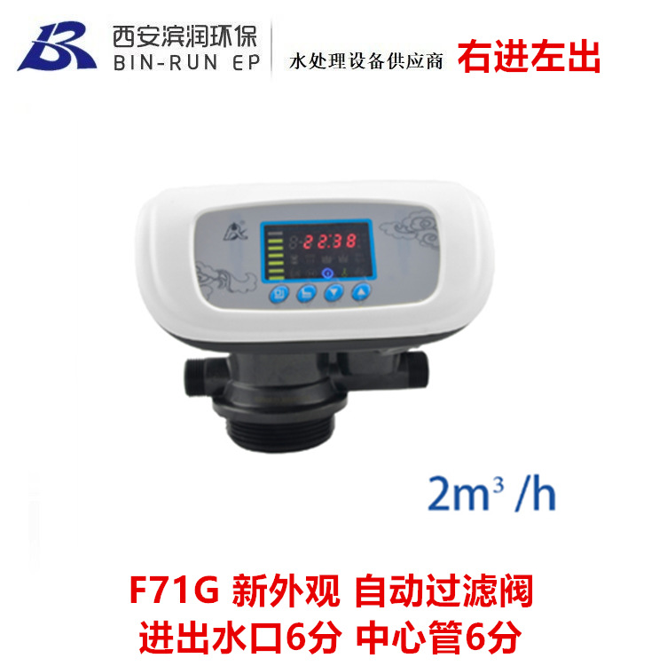 润新2吨自动过滤阀 F71G1 F71G2 进出水口1寸 中心管6分