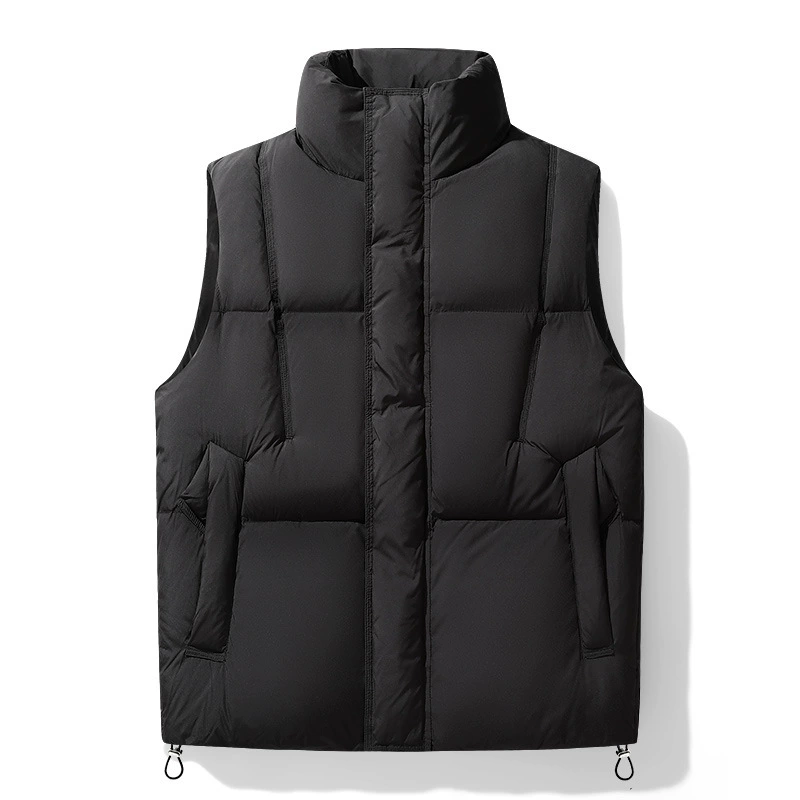 Высококачественный трансграничный может открыть воротник с воротником плеча жилет зимой