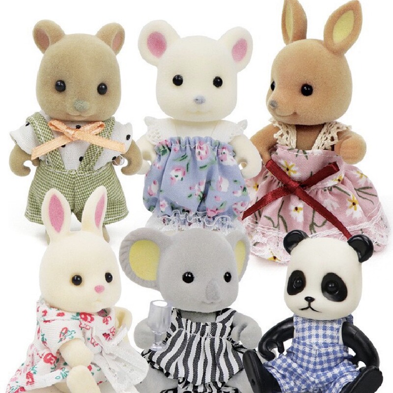 Cute Koala Diary Original Plush Doll Rabbit Bear Toy Town Role-Playing Children's Toy Cute Koala Diary Original Plush Doll Rabbit Bear Toy Town Role-Playing Children's Toy