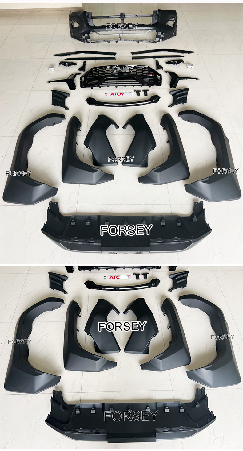 Suitable for Hilux Revo Rocco 2016-2020 upgrade to Hilux body kit GR Sport 2023
