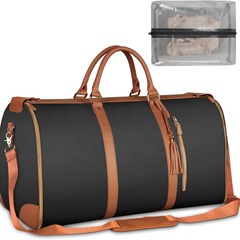 Source Factory Amazon Travel Convenient Portable Clothing Bag Large PU Leather Luggage Bag Women's Fashion