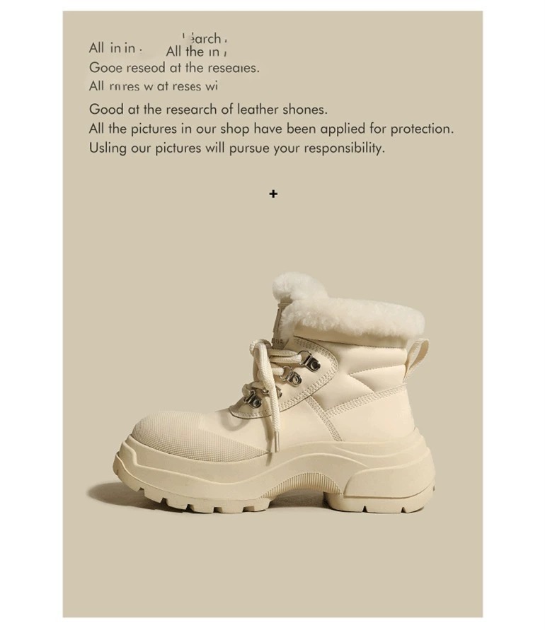 New winter padded padded padded shoes platform boots_voghion.com