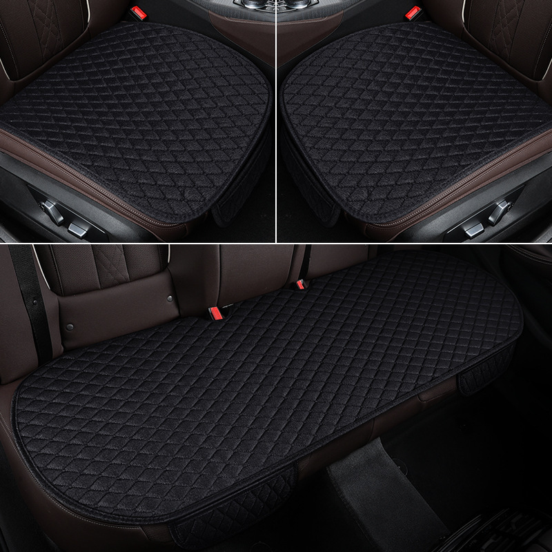 Qìchē – Seat cushion, seat cover Four Seasons Single - black-three-piece-set