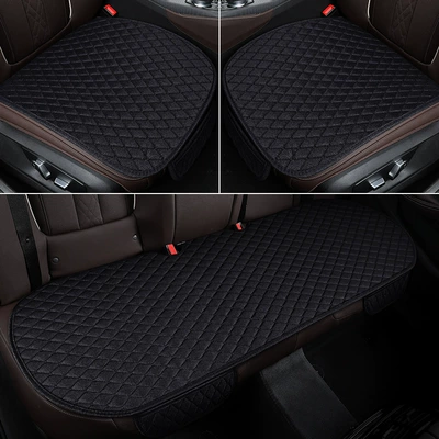 Seat cushion, seat cover Cushions for All Seasons, Single-Piece Small - black-three-piece-set