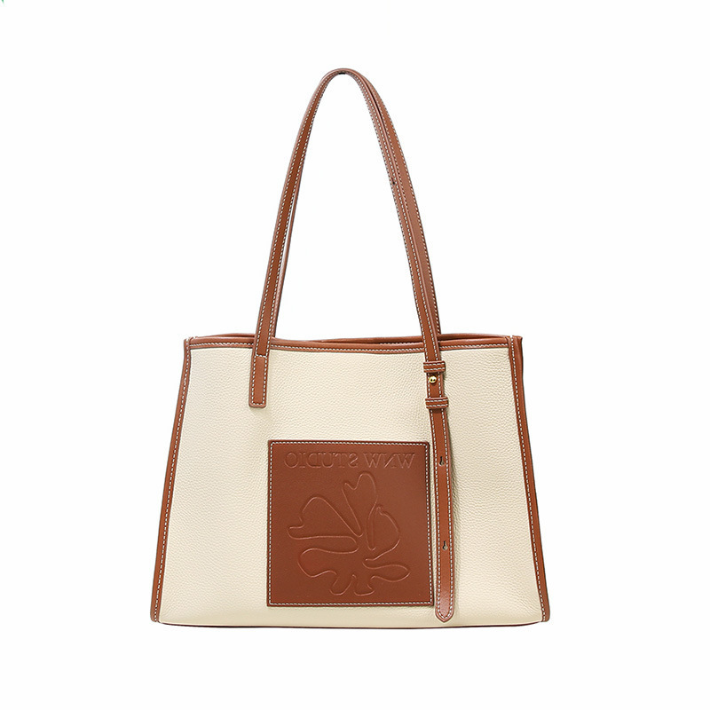2026 New Model Women's Bags, Genuine Leather Women's Bags, Large Easy-To-Carry Shoulder Bags, Niche High-End Cowhide Women's Bags, Wholesale in Guangzhou