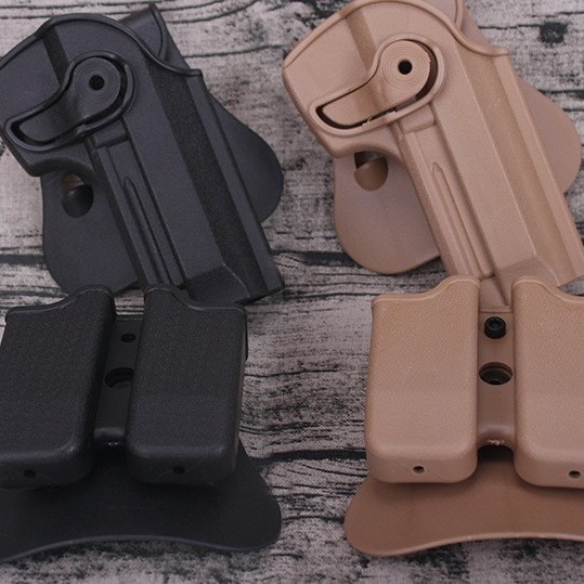 Cross-border rotating waist sleeve IMI nylon Glock G17 quick-draw tactical sling plastic CS gear