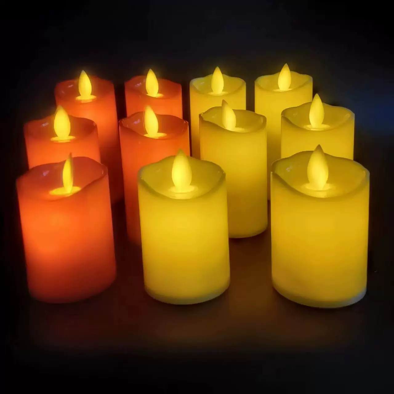 电子蜡烛电子蜡烛灯摇摆蜡烛婚庆浪漫场景布置道具 跨境led电子蜡