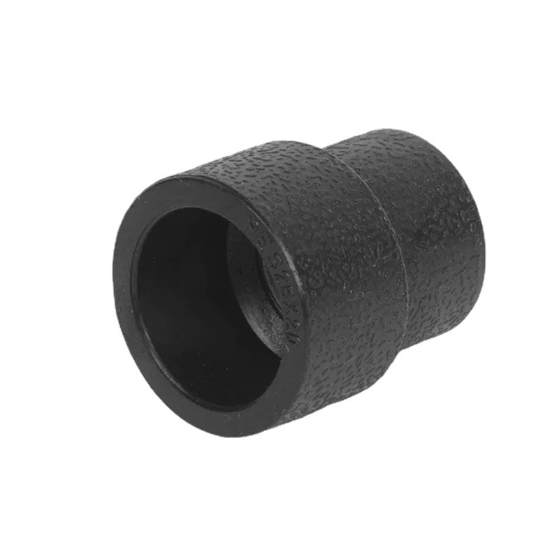 PE热熔管件黑色承插式异径20变径直接 PE水管异径接头 HDPE大小头