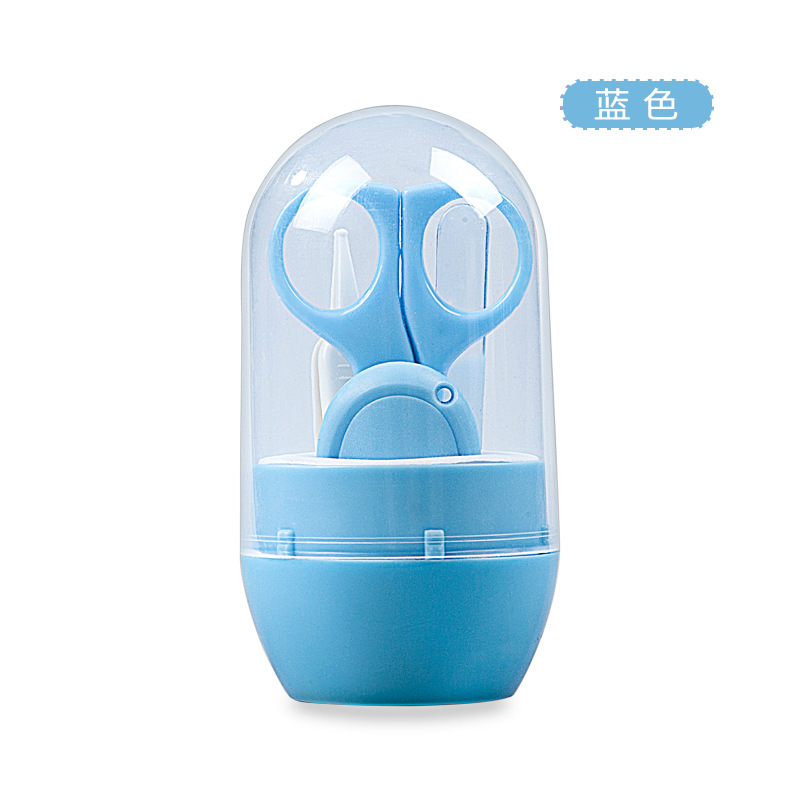 Set de Cortaúñas para Bebé Acero Inoxidable Anti-pellizcos, Seguro para Recién Nacidos y Niños