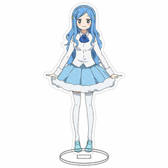 Dry Goods Sister Komari R Large Stand Figure Tachima Mimi, Oohira, Hananomachi Kesa, Original Acrylic Standable Display