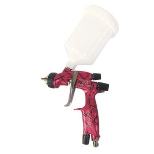 Car pneumatic spray paint gun Asian Dragon A50 topcoat gun high atomization paint spraying upper pot red spray gun 1.4mm