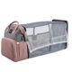 Cross-border Wholesale Folding Bed with Mosquito Net Mummy Bag Multi-function Hangable Baby Toy Large Capacity Shoulder Baby Bag