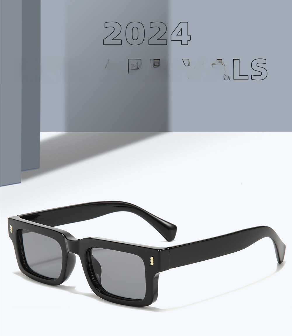 2024 spring retro small frame sunglasses European and American trend cross-border square sunglasses anti-ultraviolet foreign trade new_voghion.com