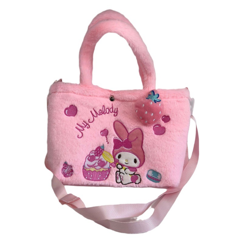 Nuevo bolso de peluche de dibujos animados lindo fábrica al por mayor hombro portátil muñeca bolsa ciego caja intercambio regalo