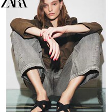 ZA跨境外贸新款法式单鞋女交叉芭蕾晚晚鞋绝美不累脚玛丽珍女鞋