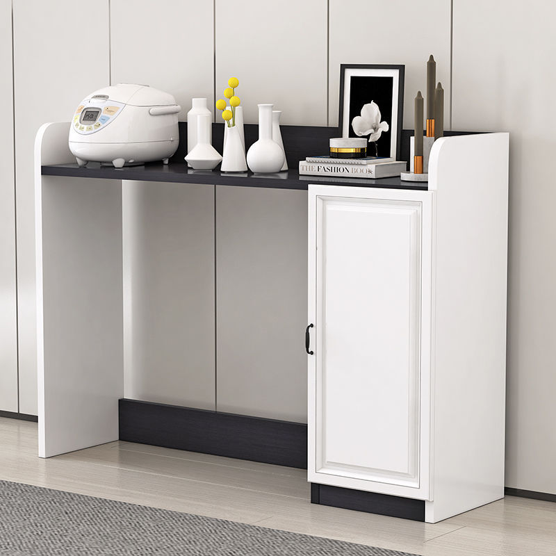 Blanco + negro 93cm gabinete lateral