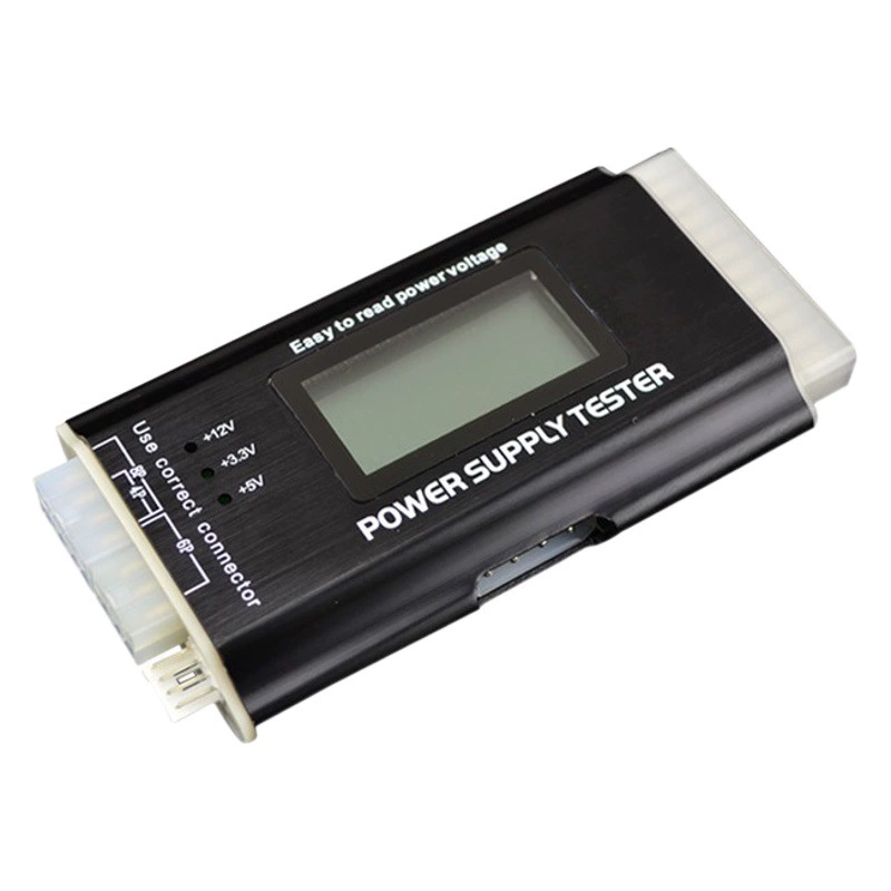 Инструмент обнаружения мощности ATX корпус из алюминиевого сплава ЖК-дисплей тестер мощности шасси диагностическое устройство мощности