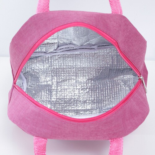 Ion-exchange waterproof lunch insulation box bag, thermal lunch bag, foil-lined thick ice pack, bento bag