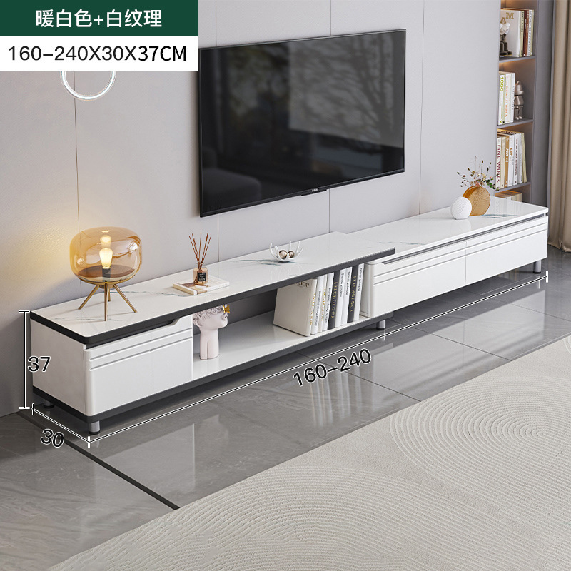 Mueble de TV 2025 nuevo estilo moderno y simple apartamento pequeño sala de estar hogar piso a techo mesa de centro combinación de mueble de TV