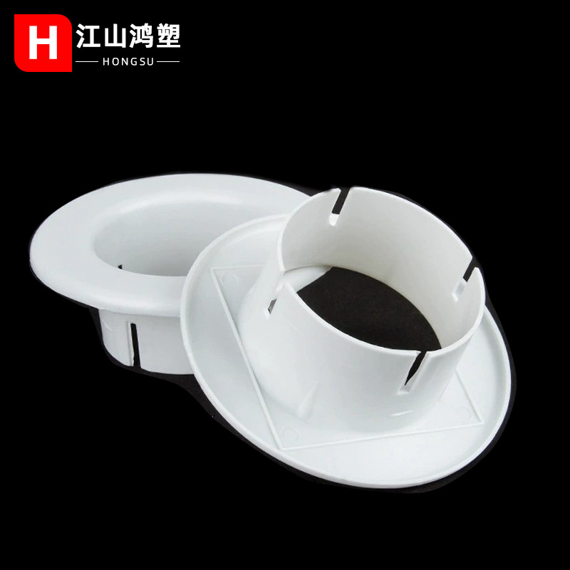 PVC aire acondicionado protector bucal dividido aire acondicionado bloqueo de la boca cubierta decorativa hebilla integrada con la cubierta protector bucal especificación completa