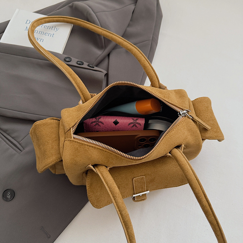 Bolsa de bolos portátil de lona de seda transfronteriza bolso de brazo de bolso de bolso de
