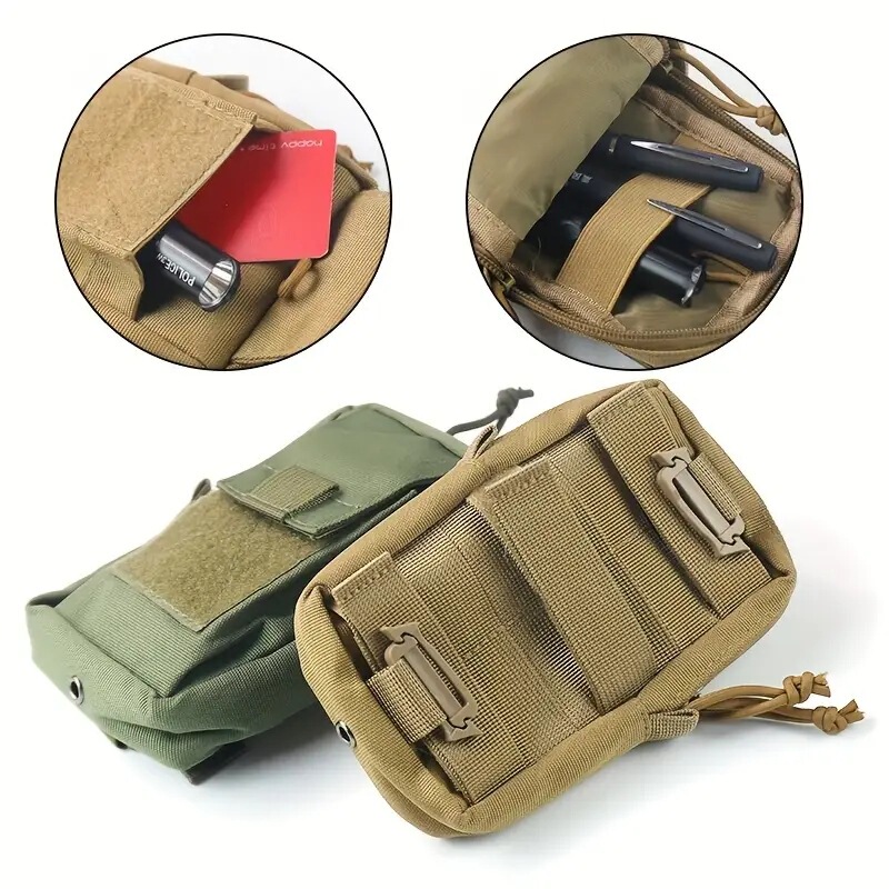Outdoor Tactical Equipment Shoulder Strap Molle Accessory Bag Multifunctional Sports Waist Bag First Aid Tactical Bag Mobile Phone Bag Outdoor Tactical Equipment Shoulder Strap Molle Accessory Bag Multifunctional Sports Waist Bag First Aid Tactical Bag Mobile Phone Bag