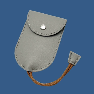 Pull-Out Household Door Key Calf: Electric vehicle key cover shell - grey