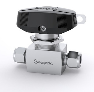 世伟洛克 SS-45S8-LL stainless steel card sleeve 40 series ball valve 12 CV1/2 in.