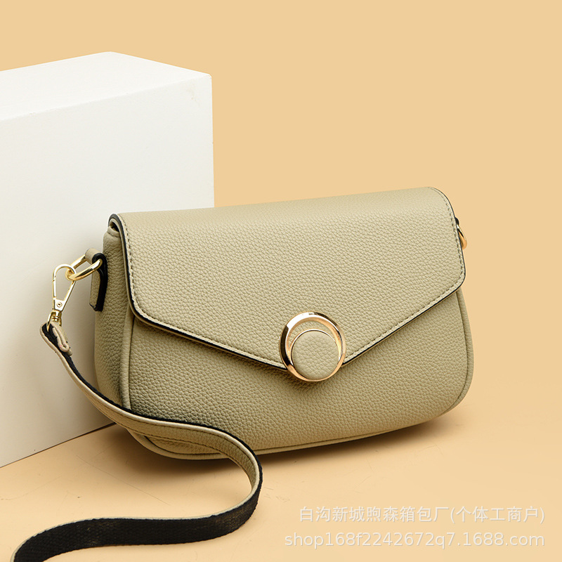 Bolsos transfronterizos para mujer 2025 nueva moda coreana bolso de madre de mediana edad temperamento salvaje bolso pequeño de mensajero de un solo hombro