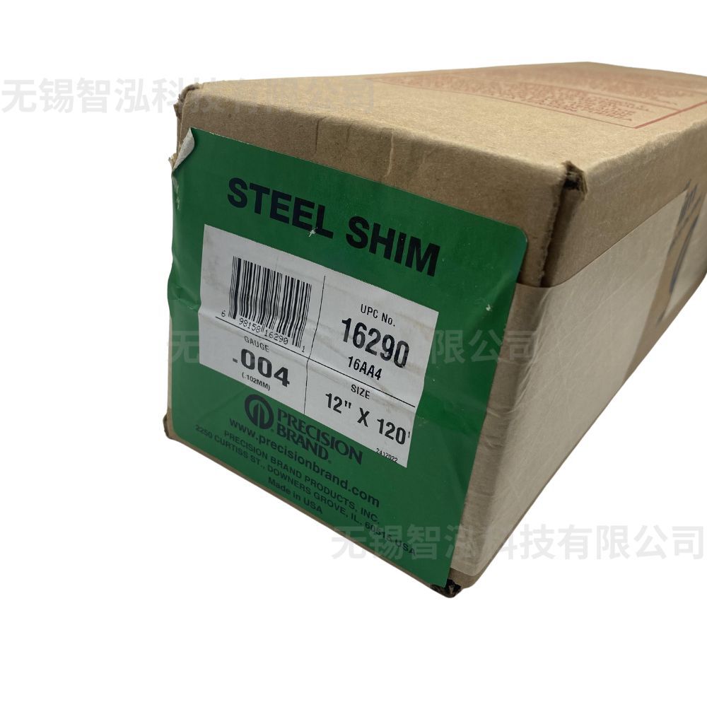 PRECISION BRAND Shim Stock 钢垫片0.0040英寸16290 原装进口PBP