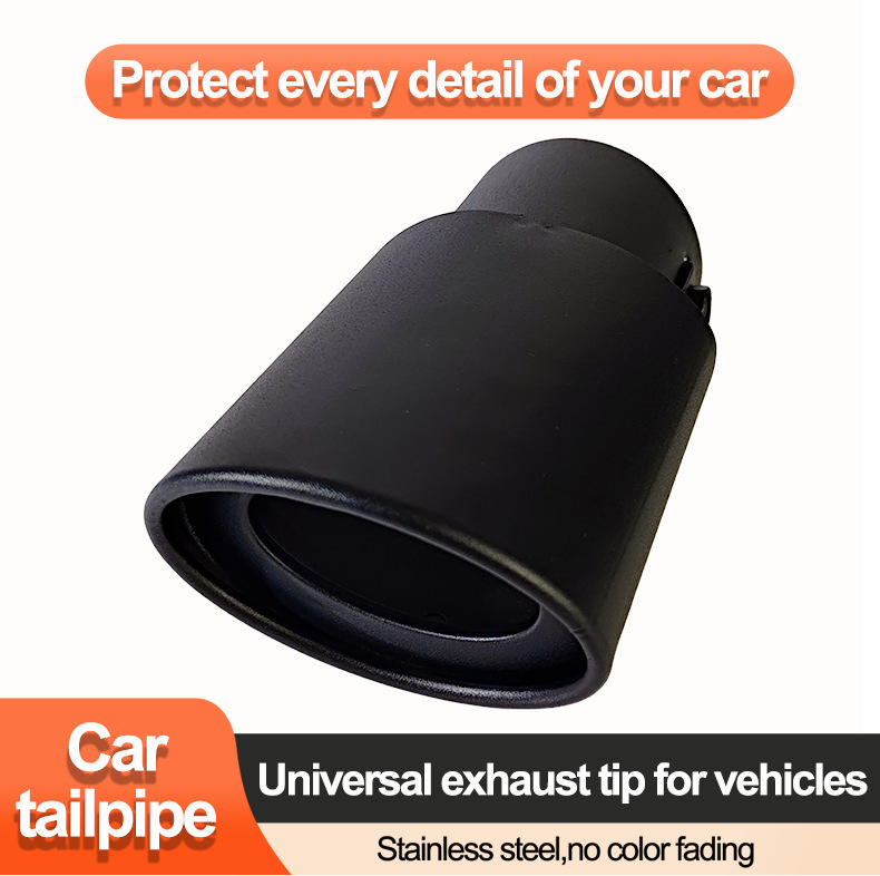 Suitable for Original Car Tail Pipe 5.2-5.8cm Diameter Fengfan New Sunshine Rena Car Exhaust Pipe Frosted Tail Pipe