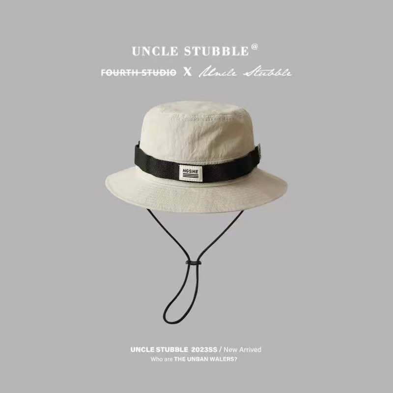Japanese retro summer travel universal sun hat outside climbing for…