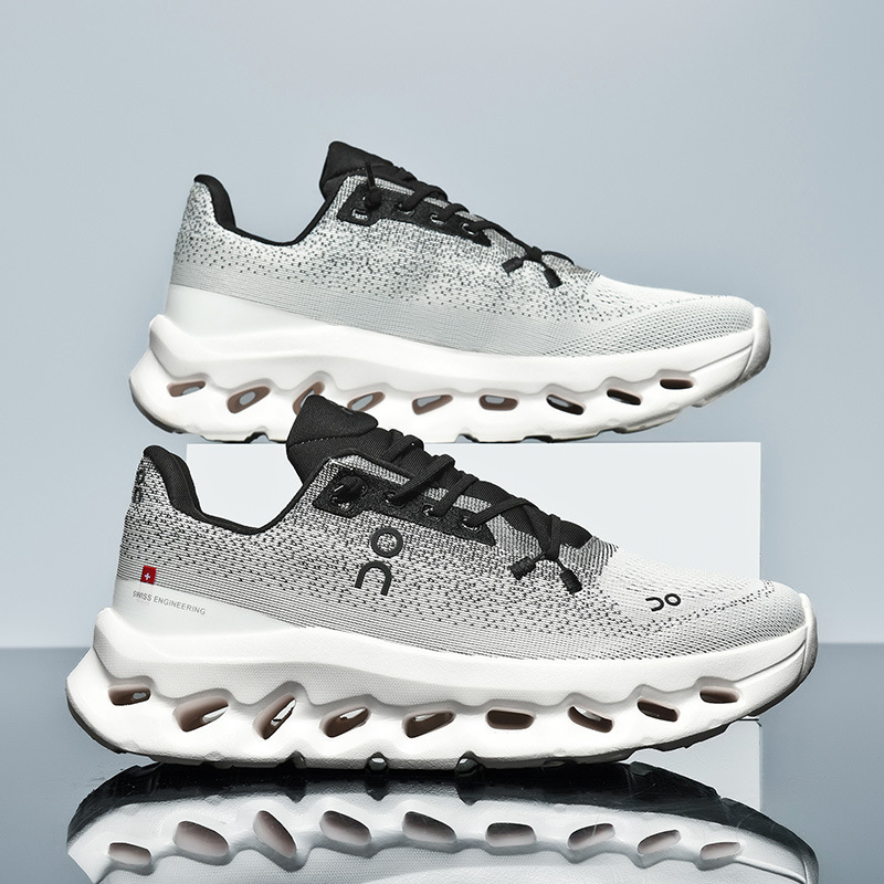Cross-Border 2026 New Model Running Shoes for Men, Lightweight, Thin, Shock-Absorbing, Casual Marathon Mesh Men's Sports Shoes, Dropshipping