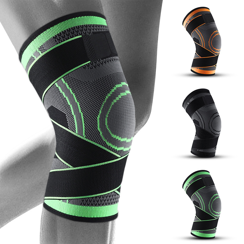 Rodillera de Compresión Deportiva Transpirable para Baloncesto, Ciclismo, Montañismo, Fitness y Running, Cómoda y Protectora