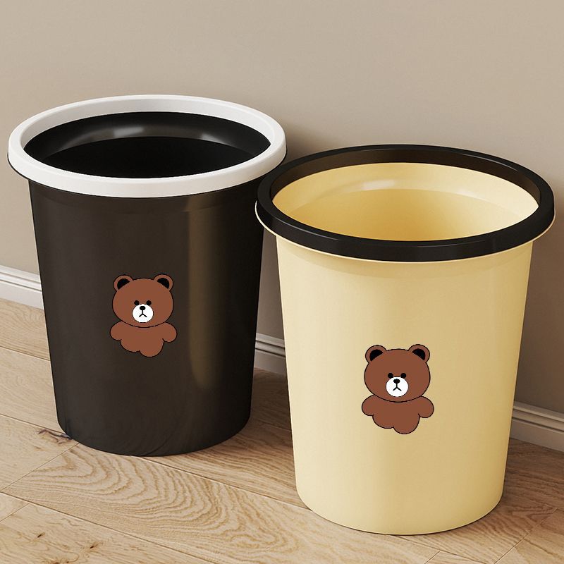 Trash Can for Home Use in Living Room, Kitchen, Bathroom, Large Capacity, Bedroom, Lidless, High Aesthetic Value, Paper Basket with Press Ring, Large Size Trash Can for Home Use in Living Room, Kitchen, Bathroom, Large Capacity, Bedroom, Lidless, High Aesthetic Value, Paper Basket with Press Ring, Large Size