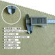 180g Pure Cotton 2*2 Ribbed Fabric Cotton Ammonia Knitted Clothing Fabric Bottoming Shirt Vest Pit Ribbed Fabric