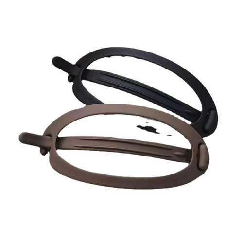 Large resin oval frosted one-word clip women's hairpin versatile headwear twist clip duckbill clip clip hair accessories