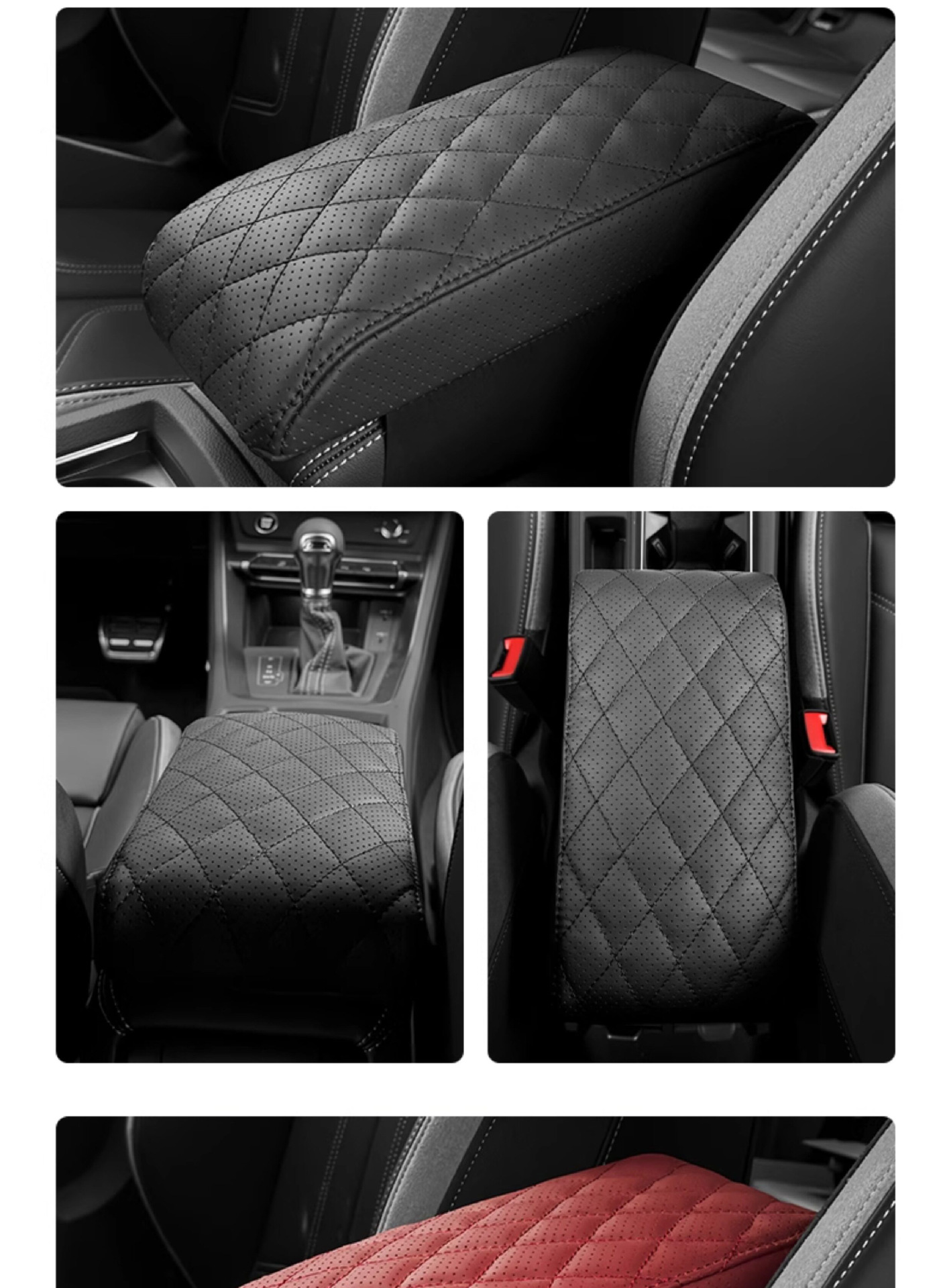 Volkswagen central armrest box pad for Magotan, Sagitar, Tayron, car armrest box heightening pad, in-car armrest pad
