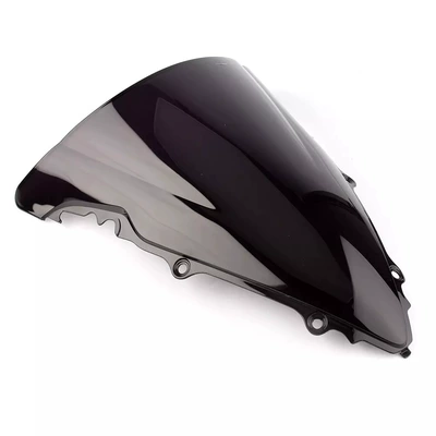 Suitable for Yamaha Yzf R6 03-05 R6S 06-09 Modified Motorcycle Front Windshield Windshield (Motorcycle front windshield) - smoke-black