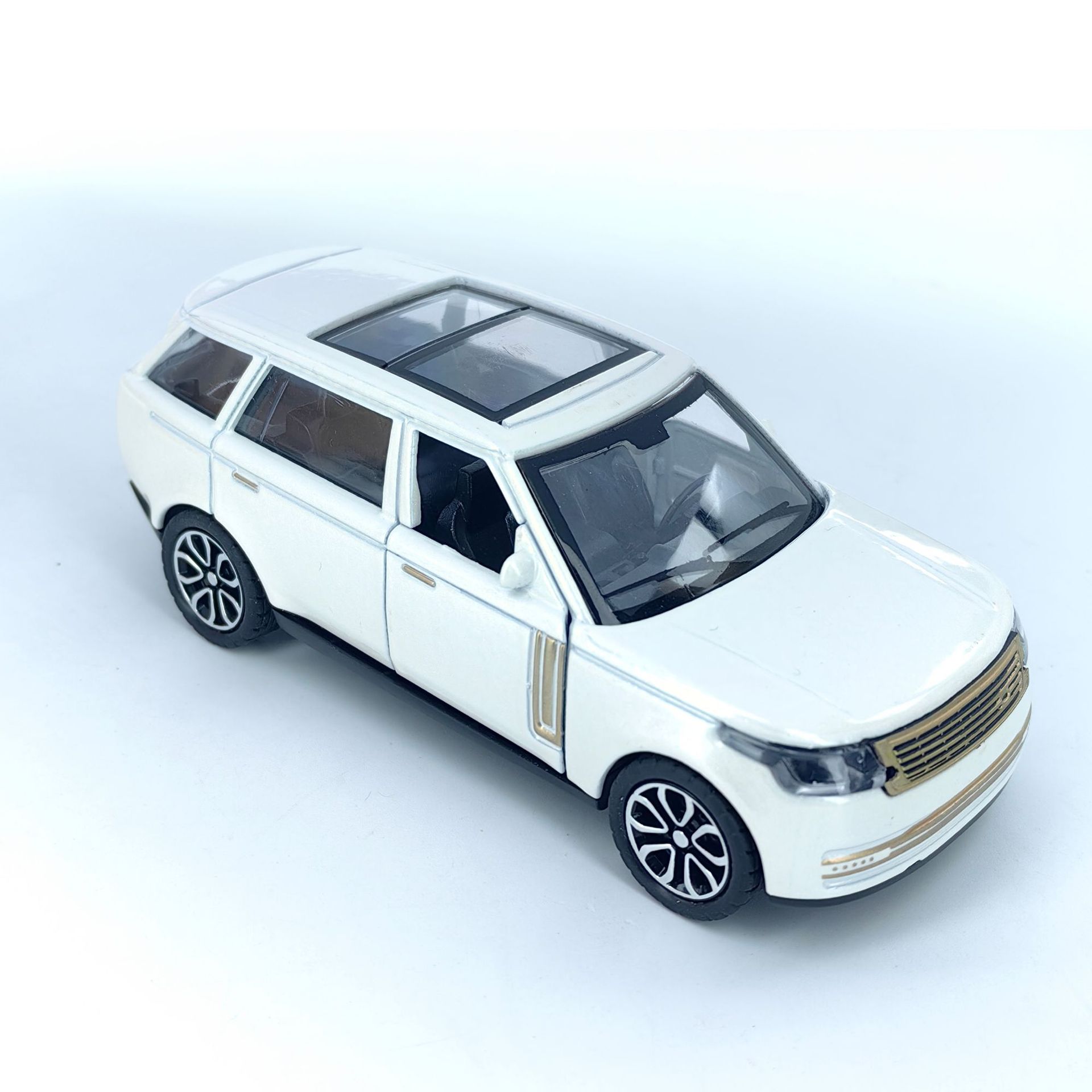 Return fuerza a granel aleación modelo de coche puerta abierta coche de juguete para niños niño decoración de pastel al por mayor