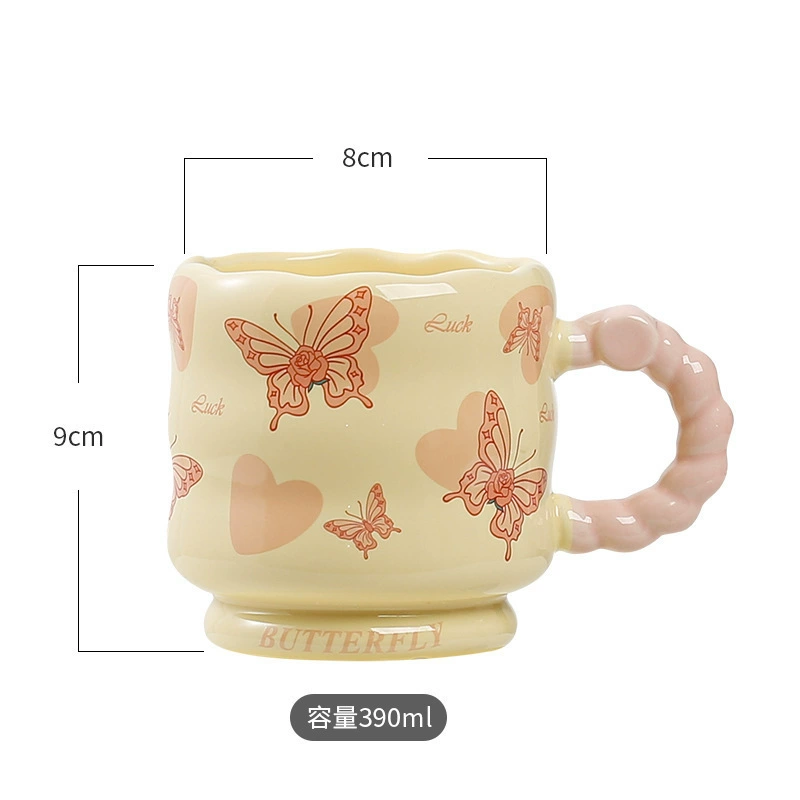High quality ceramic coffee wineglass, Birthday gift