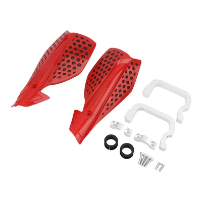Motorcycle front windshield modification 22/28MM handlebar modification - red-26-style-hand-guards
