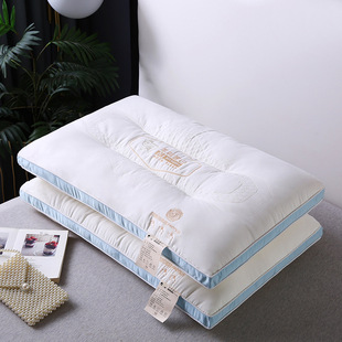 Cross-Border Seersucker Pillow Core Student Dormitory Protein High and Low Pillow Household Washable Pillow Core Pillow Wholesale