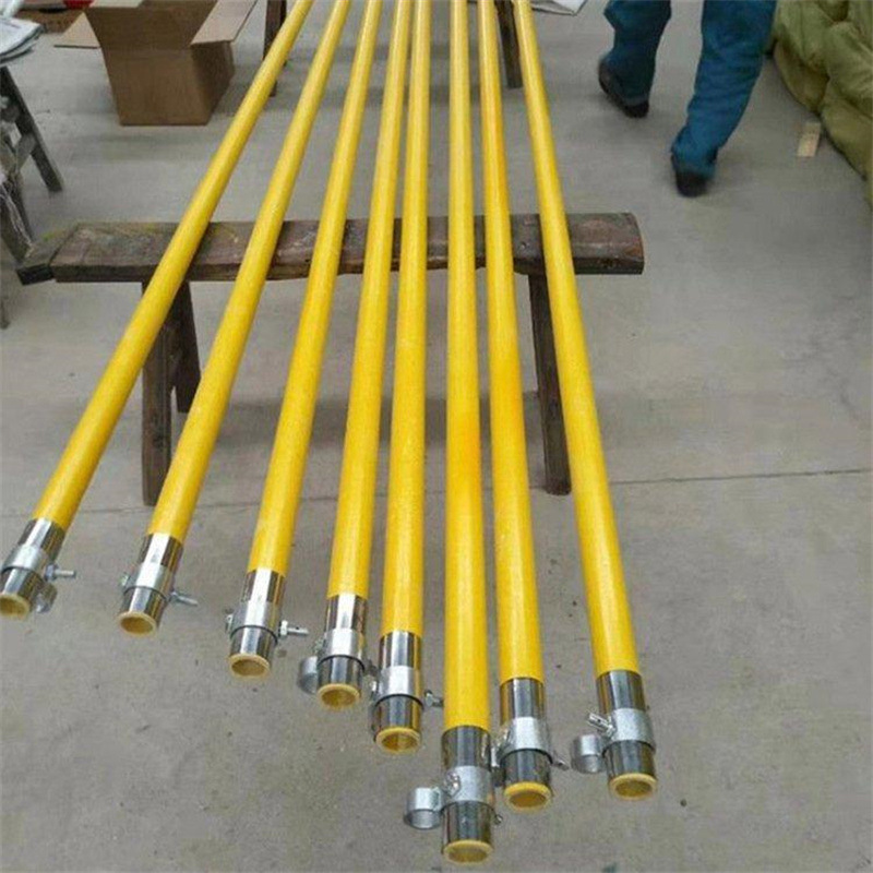 环氧树脂导线架线杆电力施工索桥搭建绝 缘锁杆绝缘跨越杆