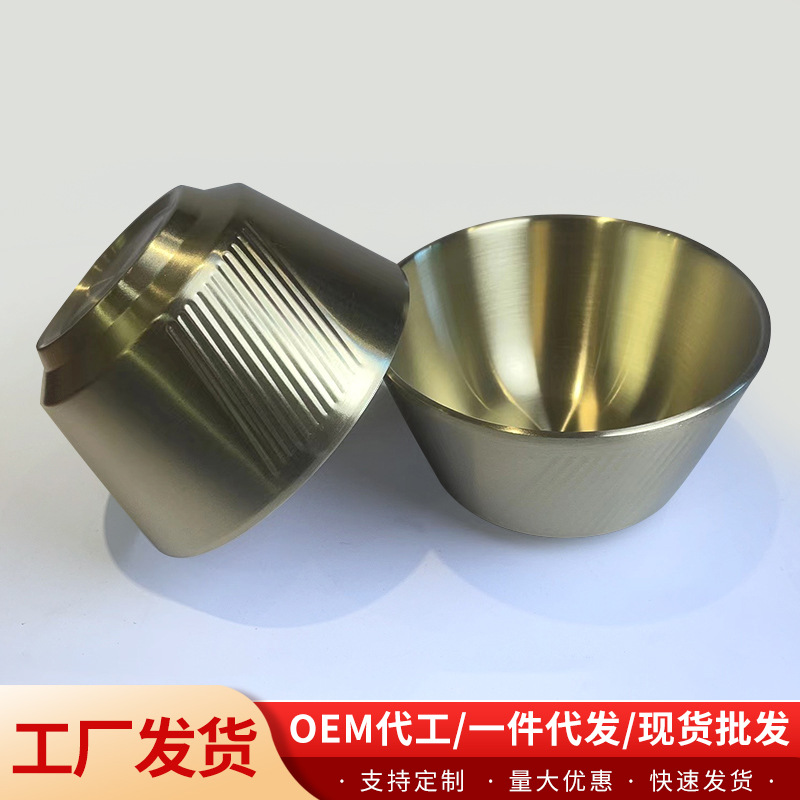 韩式ins风不锈钢碗304米饭碗家用斜纹香槟碗饭碗双层餐具工厂供应