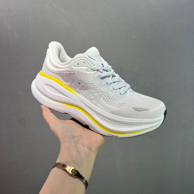 純正オリジナル Hoka ONE ONE ランニングシューズ 男女兼用 軽量 厚底 ジョギングシューズ Bondi9 ボンダイ アーバン トレンド ランニングシューズ|undefined
